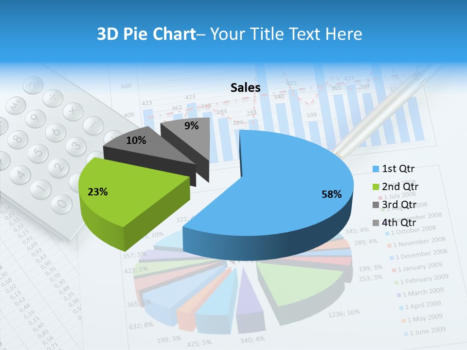 White Hand Background PowerPoint Template
