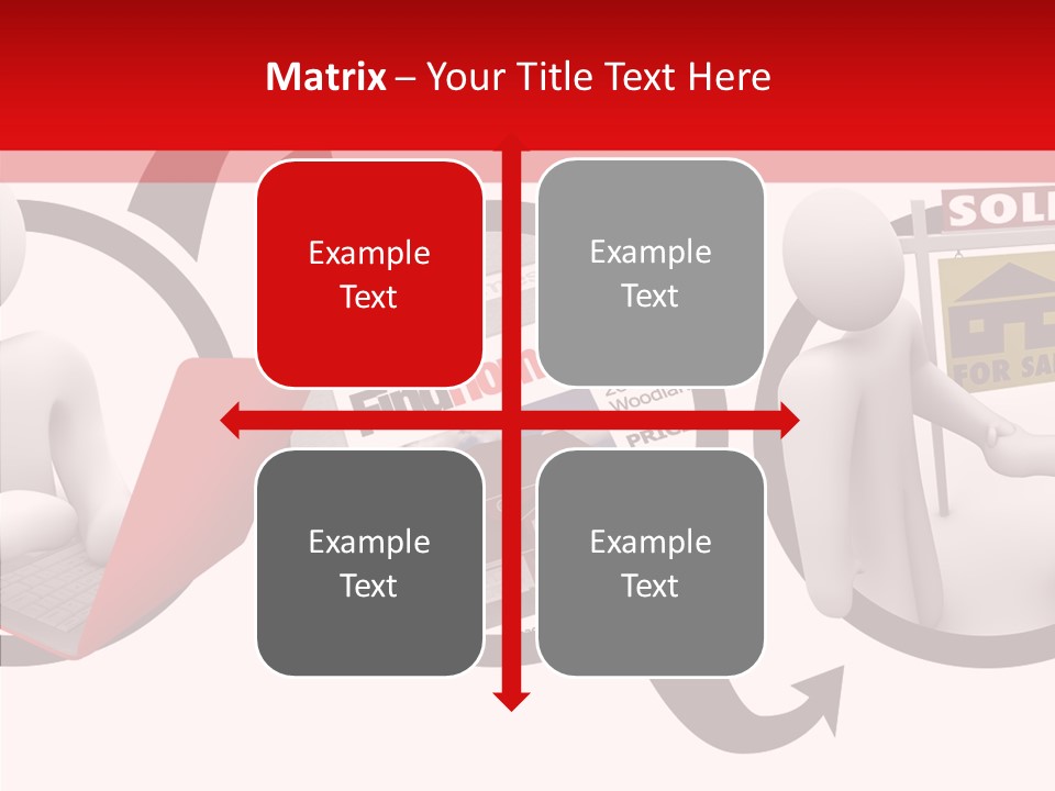 Togetherness White Closeup PowerPoint Template