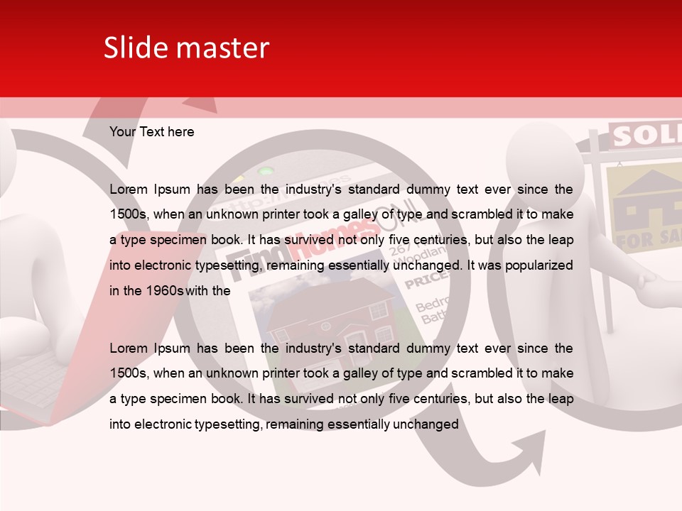 Togetherness White Closeup PowerPoint Template