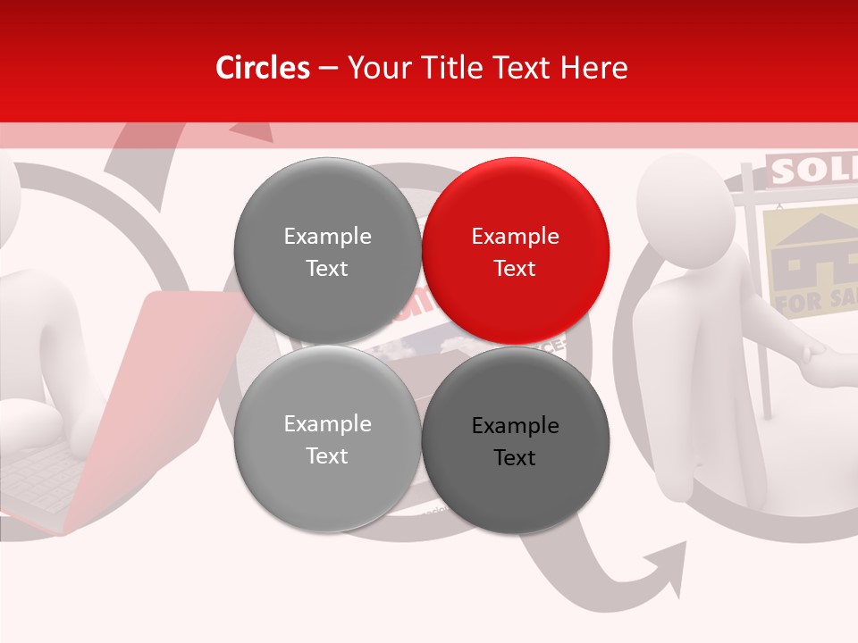 Togetherness White Closeup PowerPoint Template