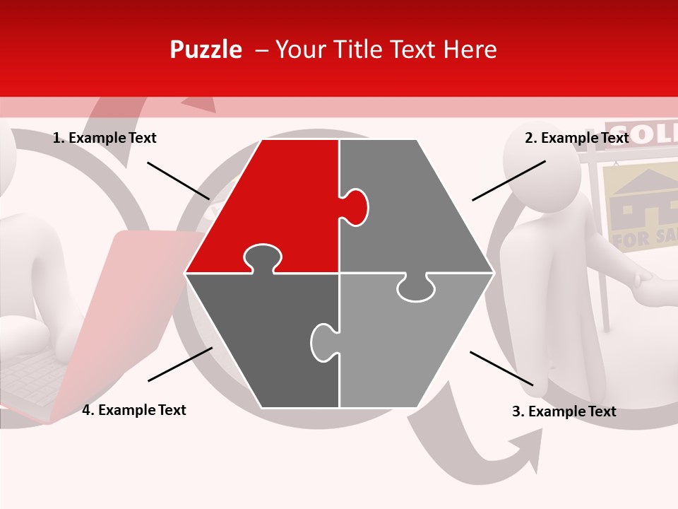 Togetherness White Closeup PowerPoint Template