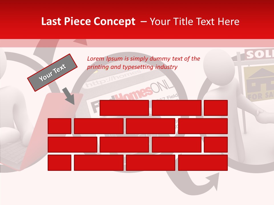 Togetherness White Closeup PowerPoint Template