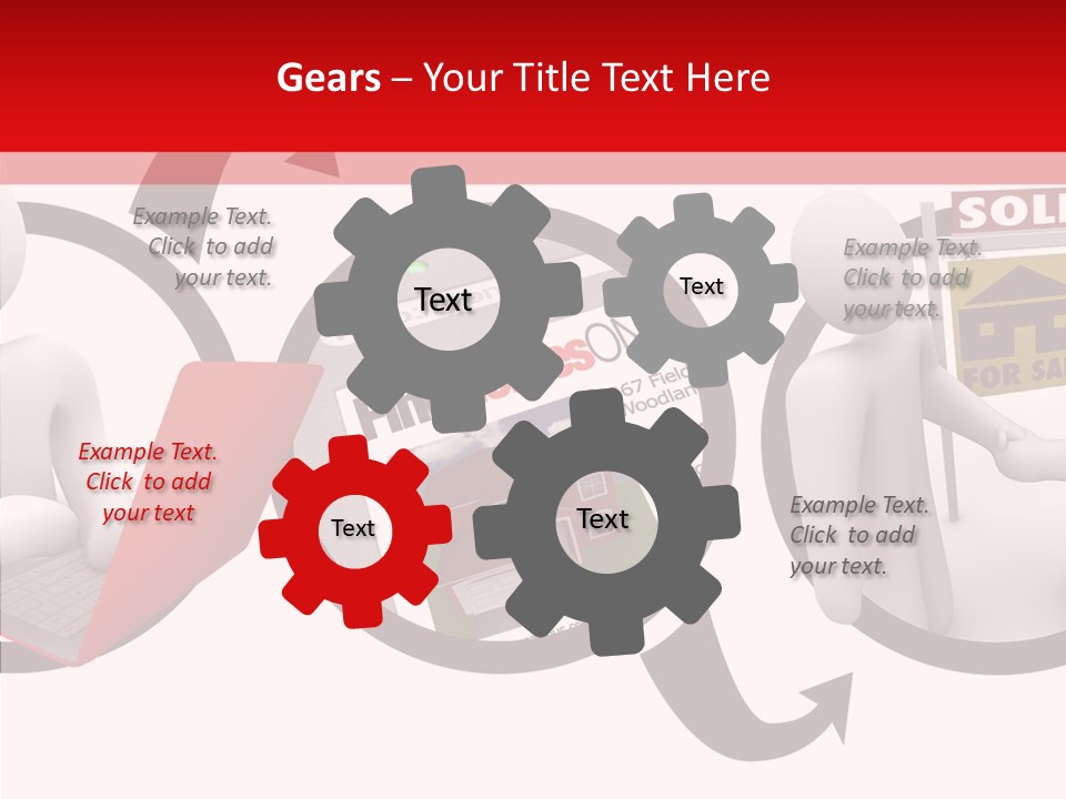 Togetherness White Closeup PowerPoint Template