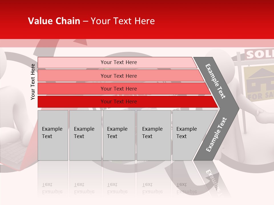 Togetherness White Closeup PowerPoint Template