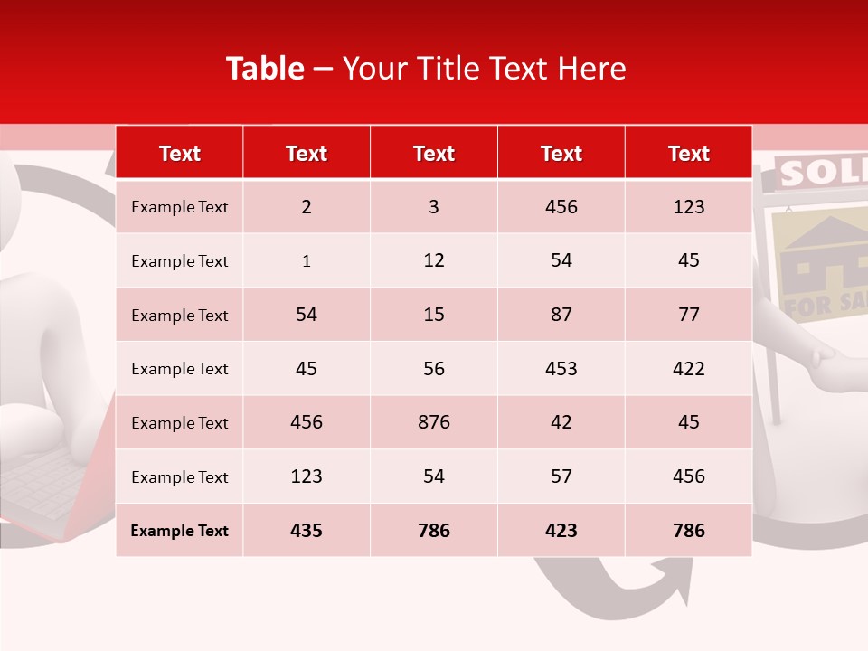 Togetherness White Closeup PowerPoint Template