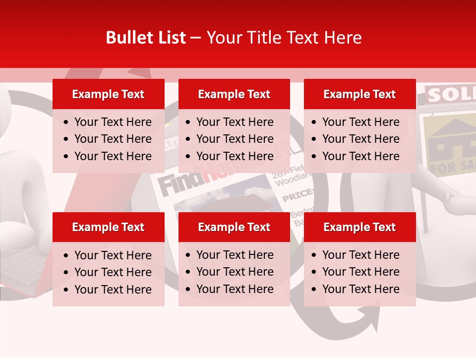 Togetherness White Closeup PowerPoint Template