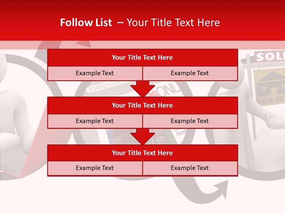 Togetherness White Closeup PowerPoint Template