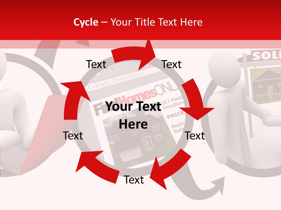 Togetherness White Closeup PowerPoint Template