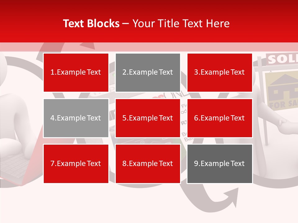 Togetherness White Closeup PowerPoint Template