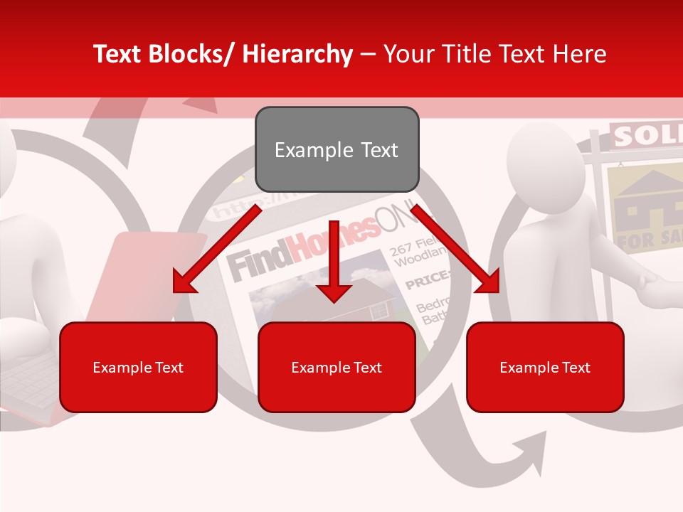 Togetherness White Closeup PowerPoint Template