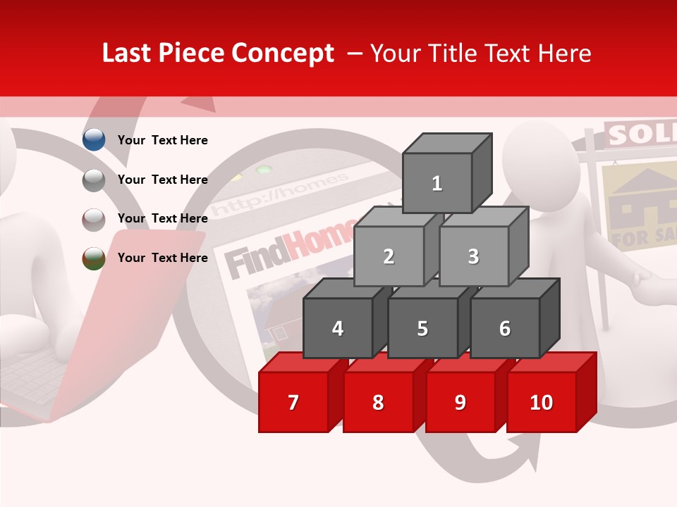 Togetherness White Closeup PowerPoint Template