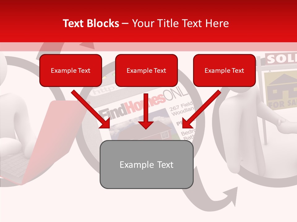 Togetherness White Closeup PowerPoint Template