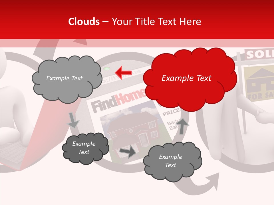 Togetherness White Closeup PowerPoint Template