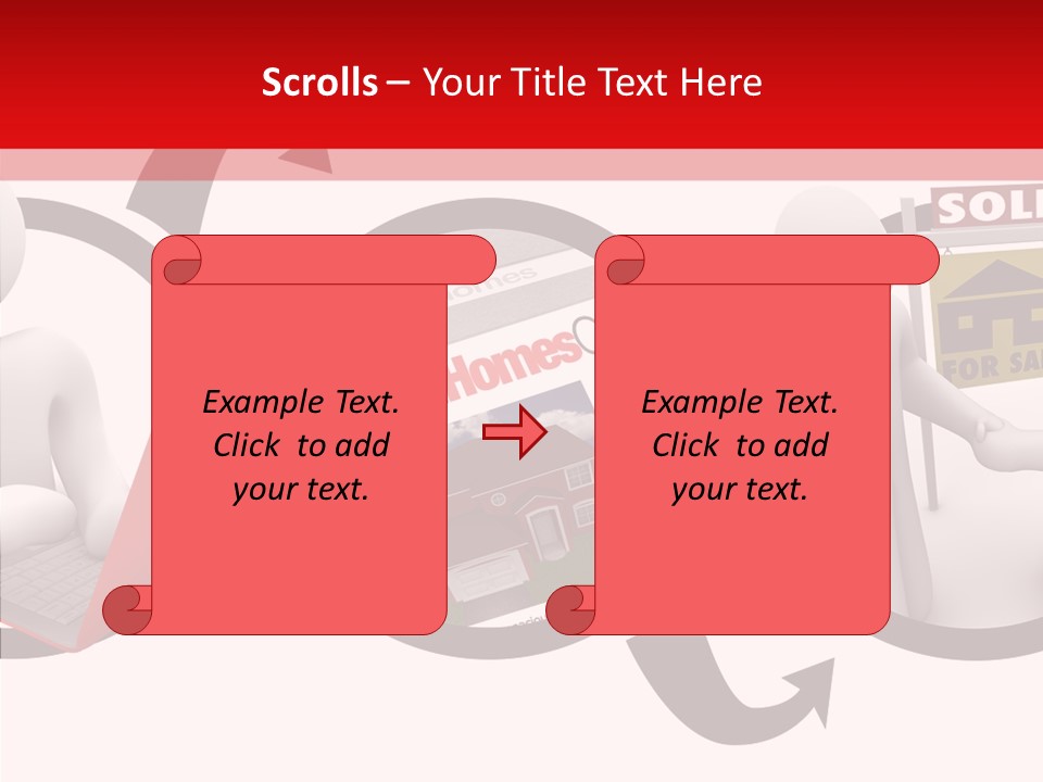 Togetherness White Closeup PowerPoint Template