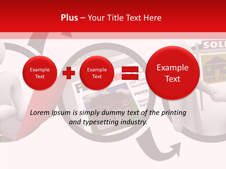 Togetherness White Closeup PowerPoint Template