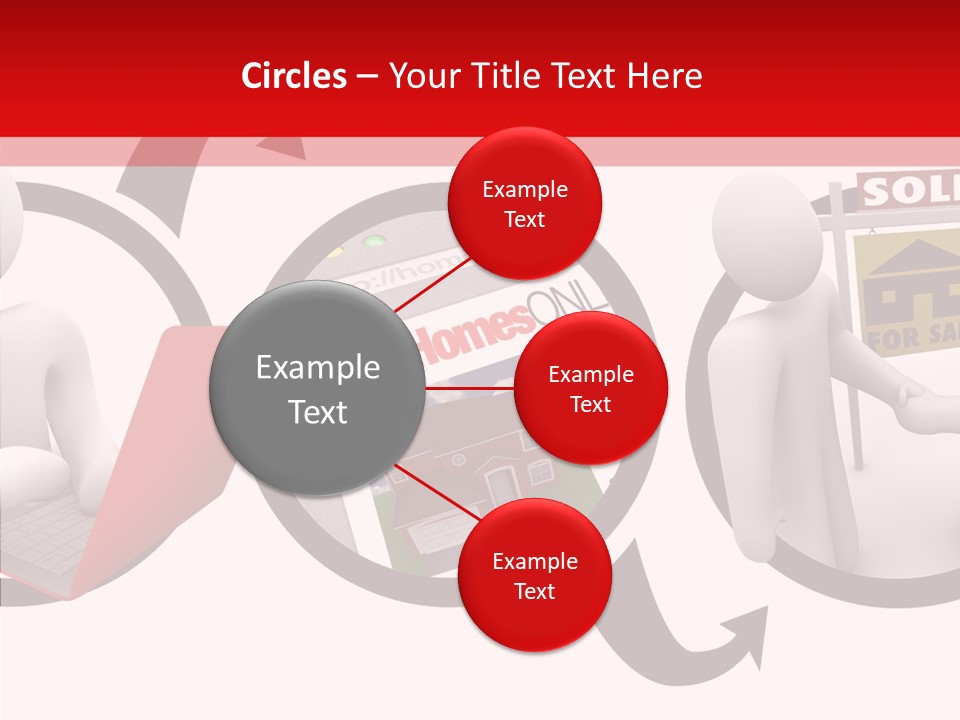 Togetherness White Closeup PowerPoint Template