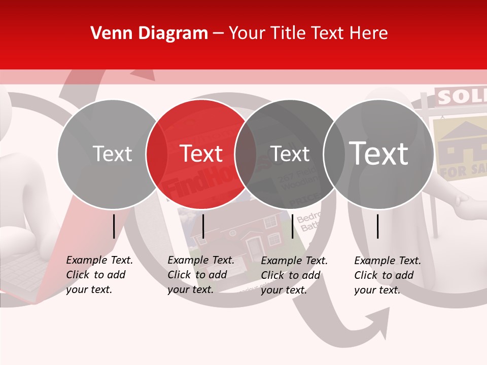 Togetherness White Closeup PowerPoint Template