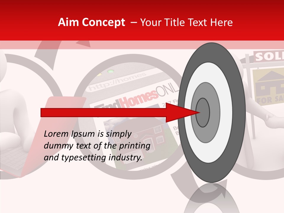 Togetherness White Closeup PowerPoint Template