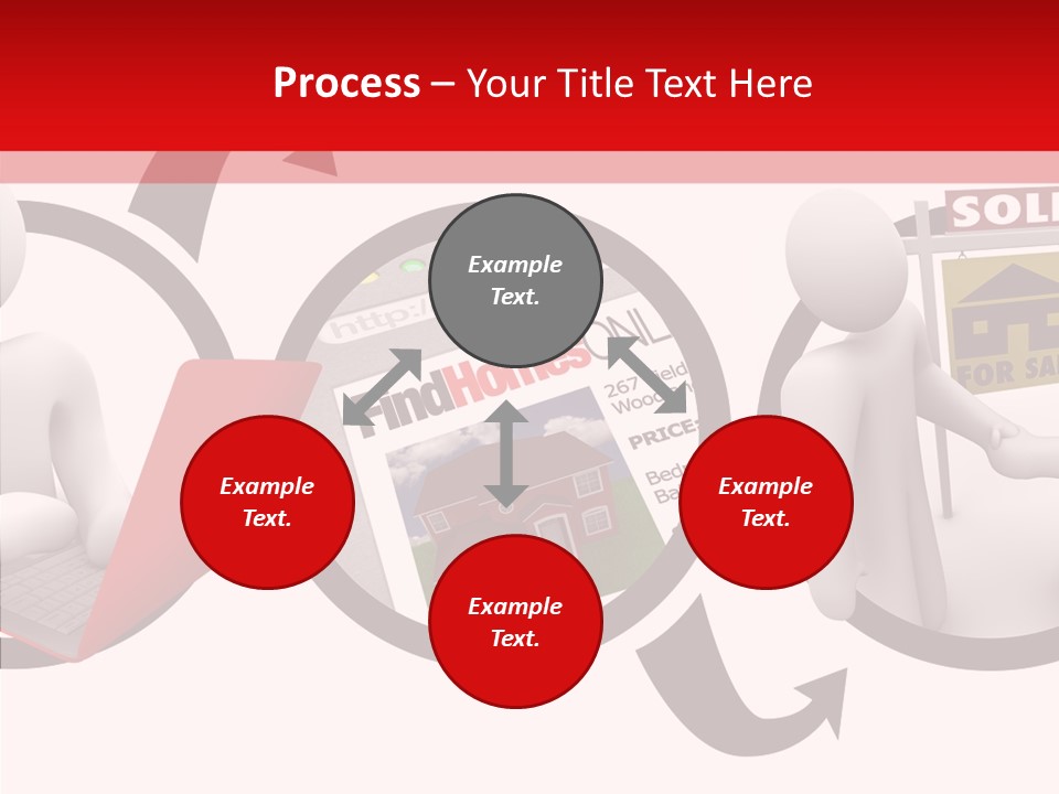 Togetherness White Closeup PowerPoint Template