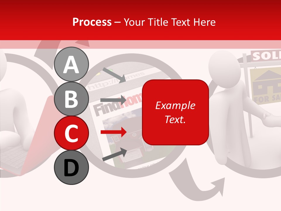 Togetherness White Closeup PowerPoint Template