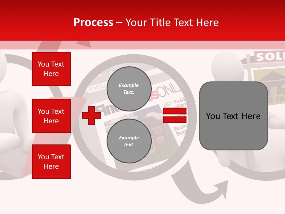 Togetherness White Closeup PowerPoint Template