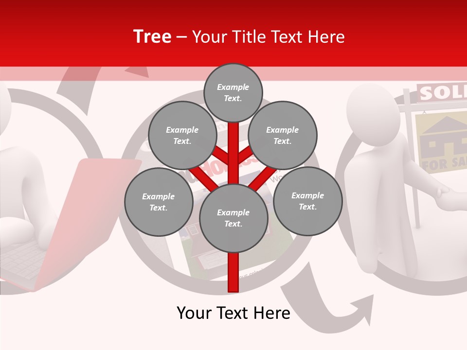 Togetherness White Closeup PowerPoint Template