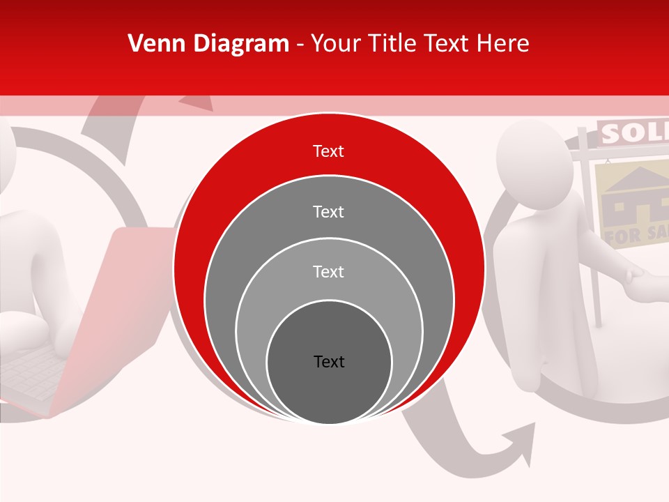 Togetherness White Closeup PowerPoint Template