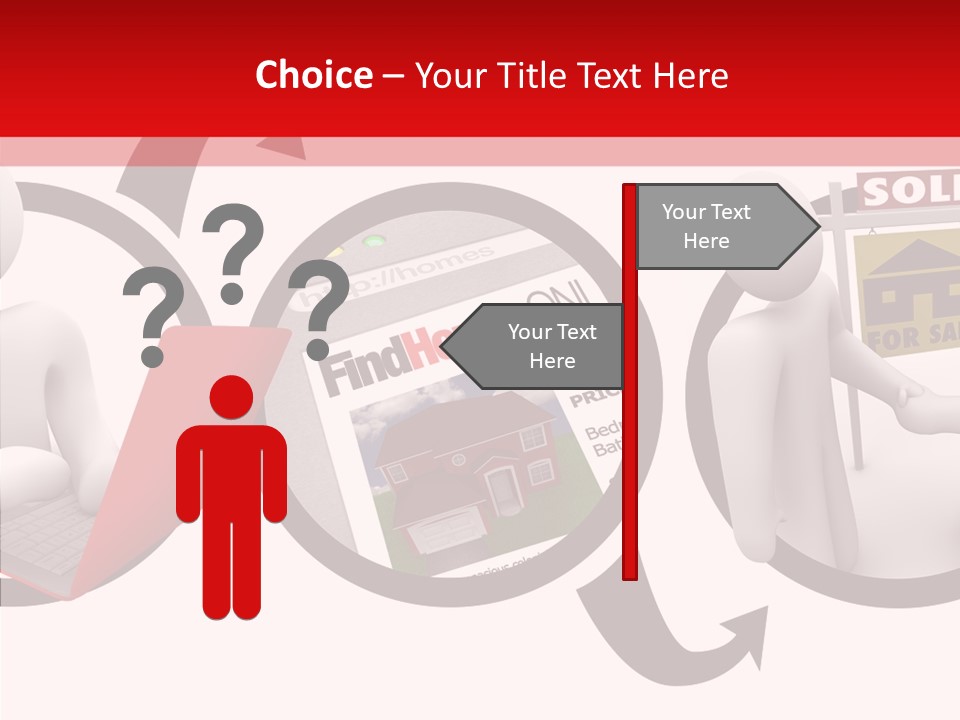 Togetherness White Closeup PowerPoint Template