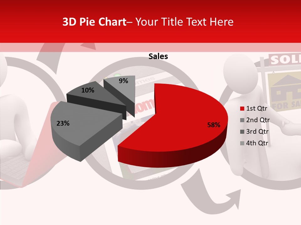 Togetherness White Closeup PowerPoint Template