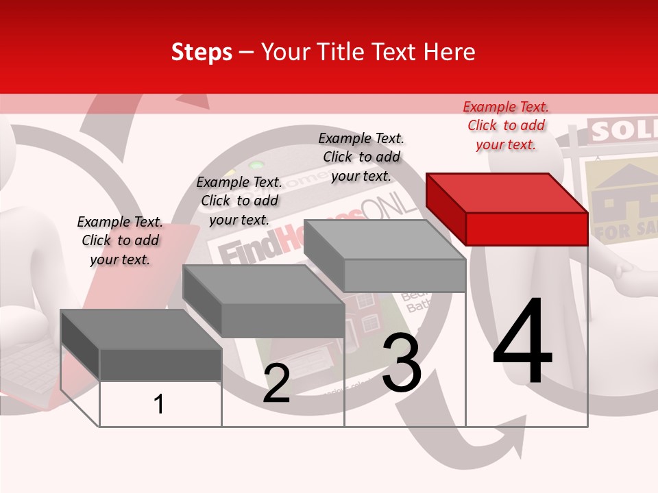 Togetherness White Closeup PowerPoint Template