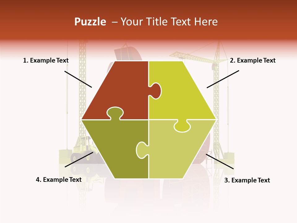 Female White Elder PowerPoint Template