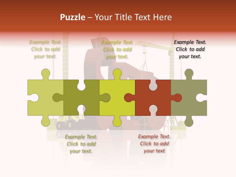 Female White Elder PowerPoint Template