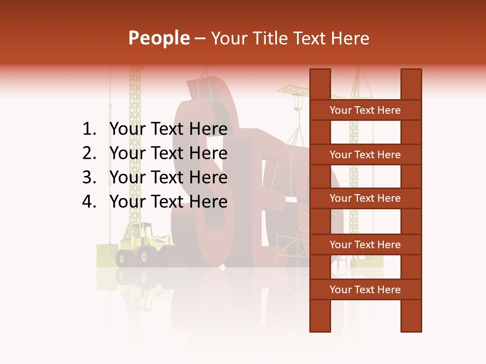 Female White Elder PowerPoint Template