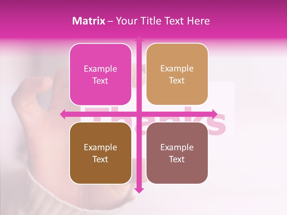 Young Closeup Grandmother PowerPoint Template