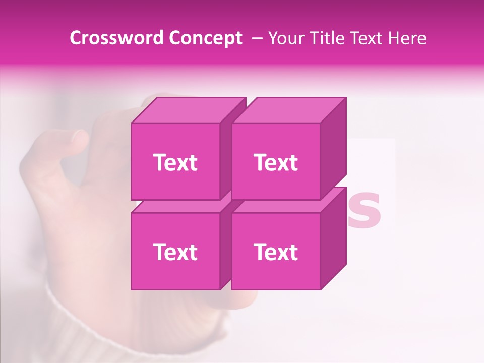 Young Closeup Grandmother PowerPoint Template