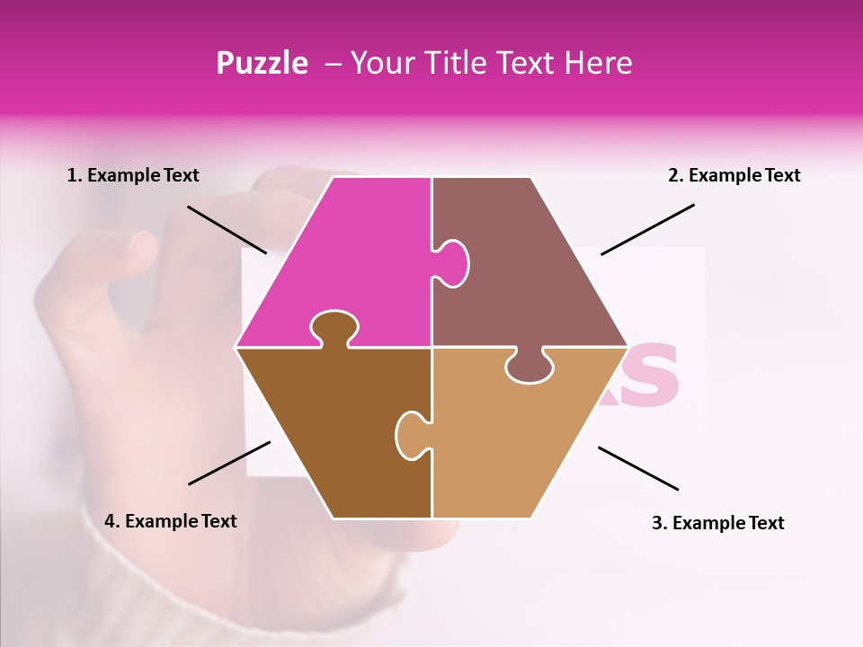 Young Closeup Grandmother PowerPoint Template