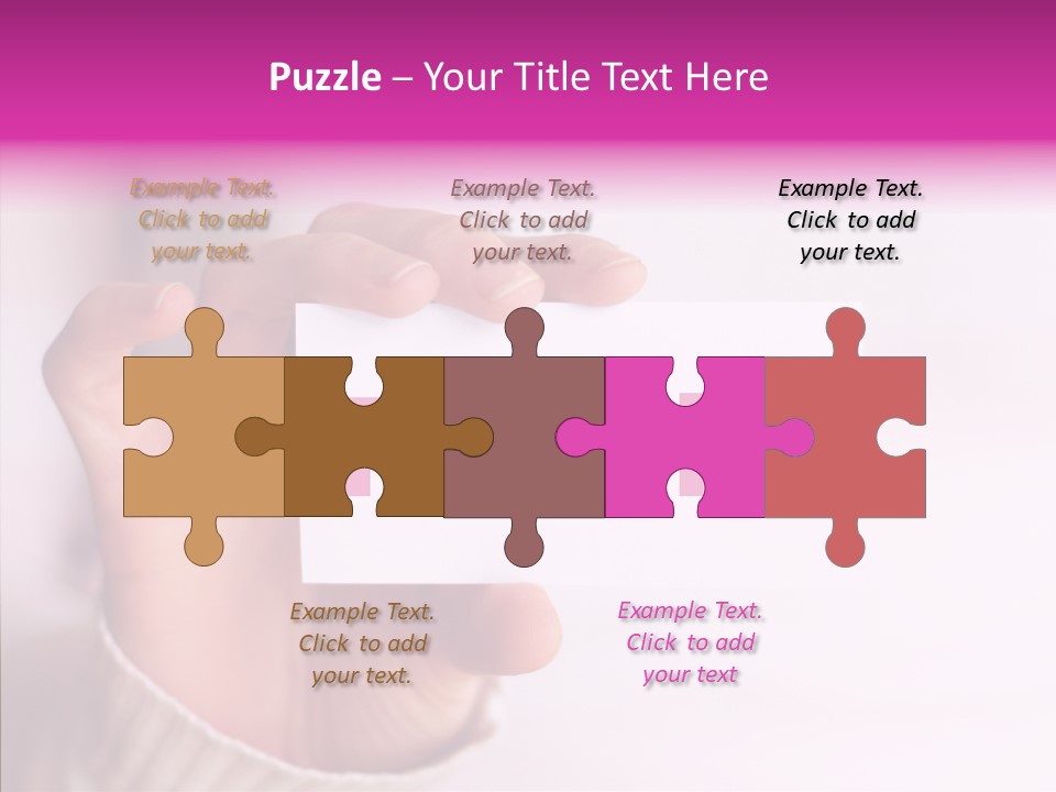 Young Closeup Grandmother PowerPoint Template