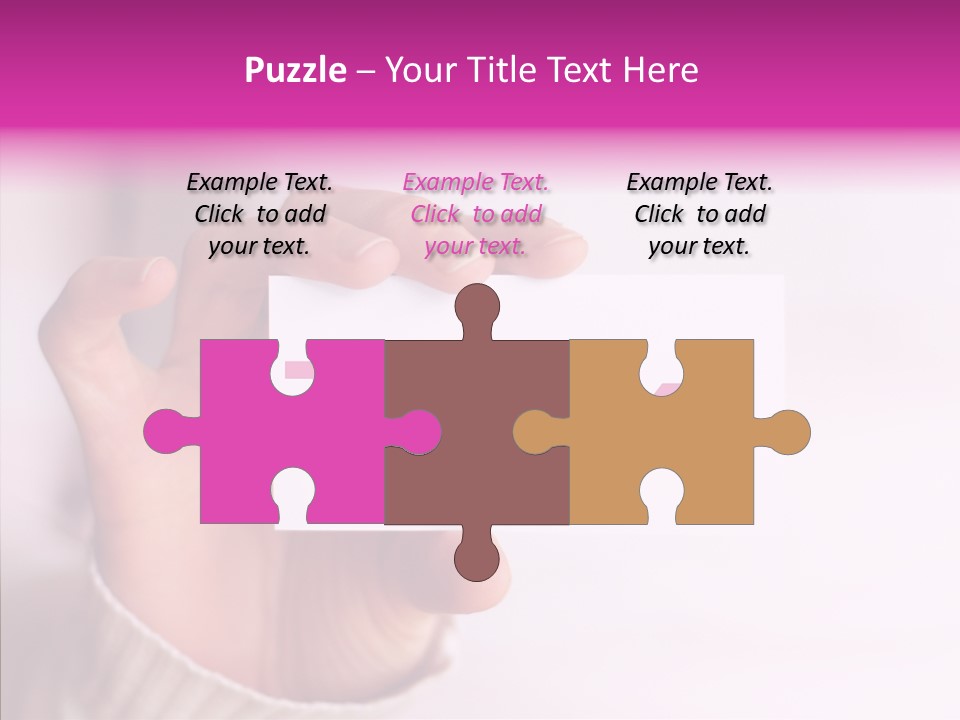 Young Closeup Grandmother PowerPoint Template