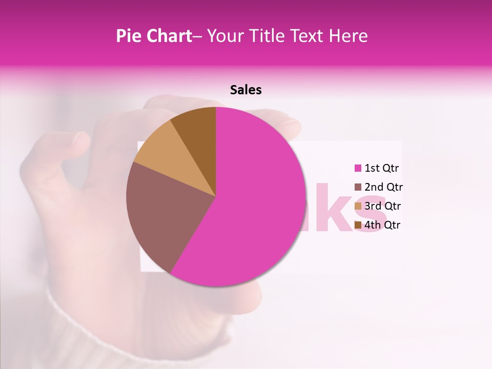 Young Closeup Grandmother PowerPoint Template