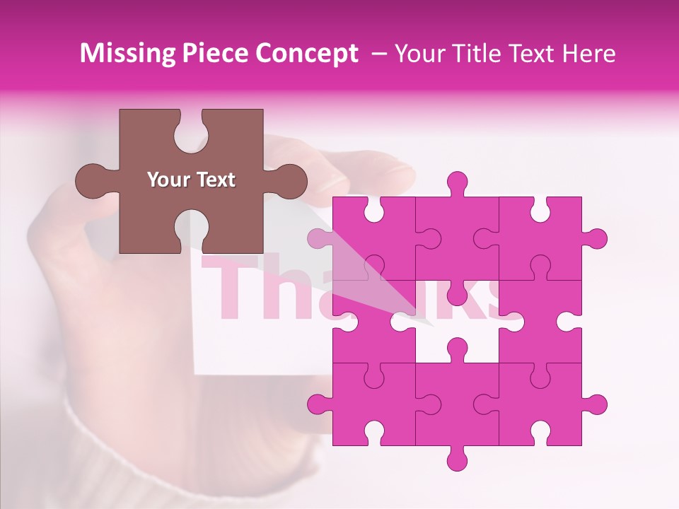 Young Closeup Grandmother PowerPoint Template