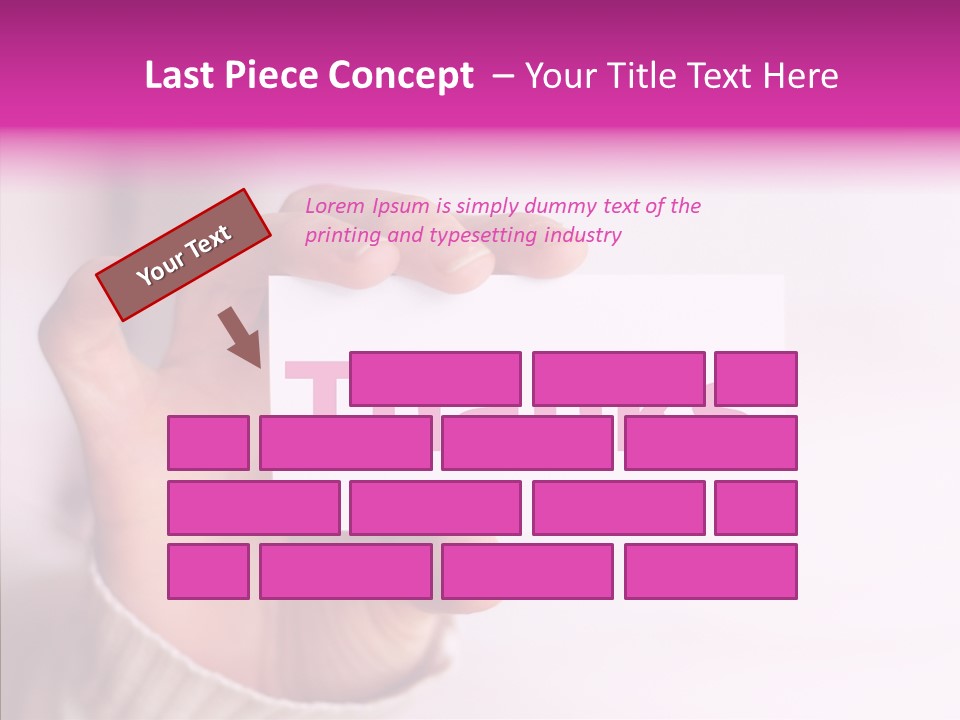 Young Closeup Grandmother PowerPoint Template