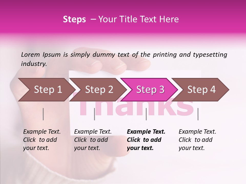 Young Closeup Grandmother PowerPoint Template