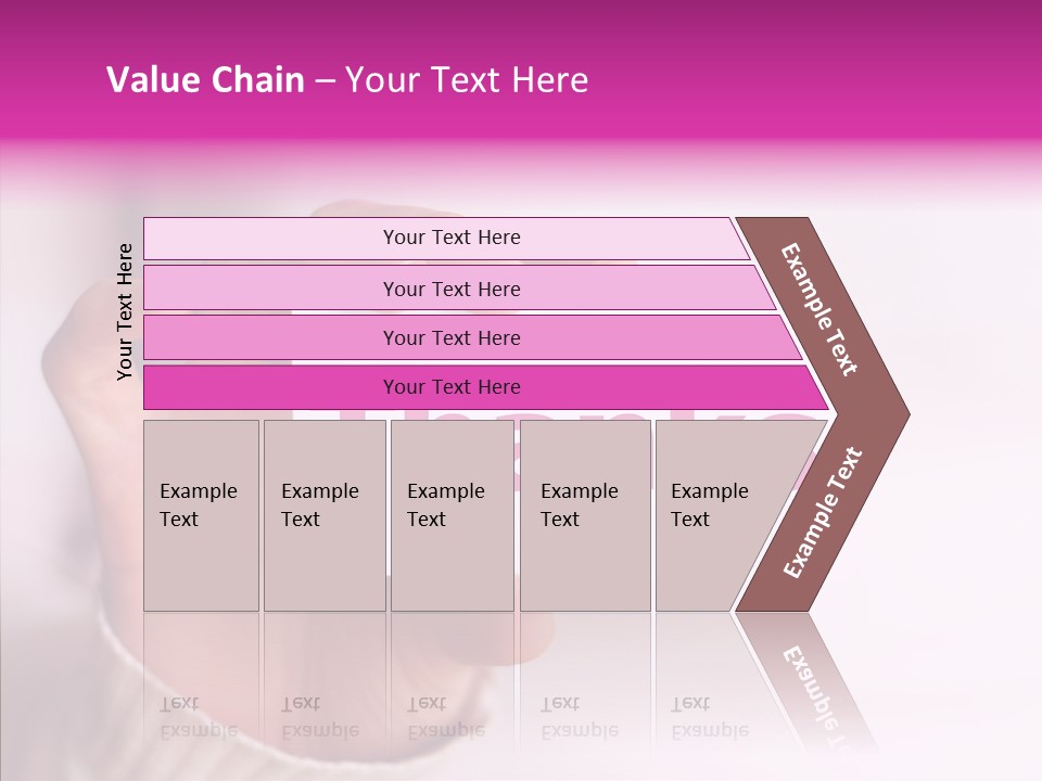 Young Closeup Grandmother PowerPoint Template