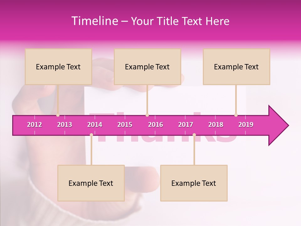 Young Closeup Grandmother PowerPoint Template