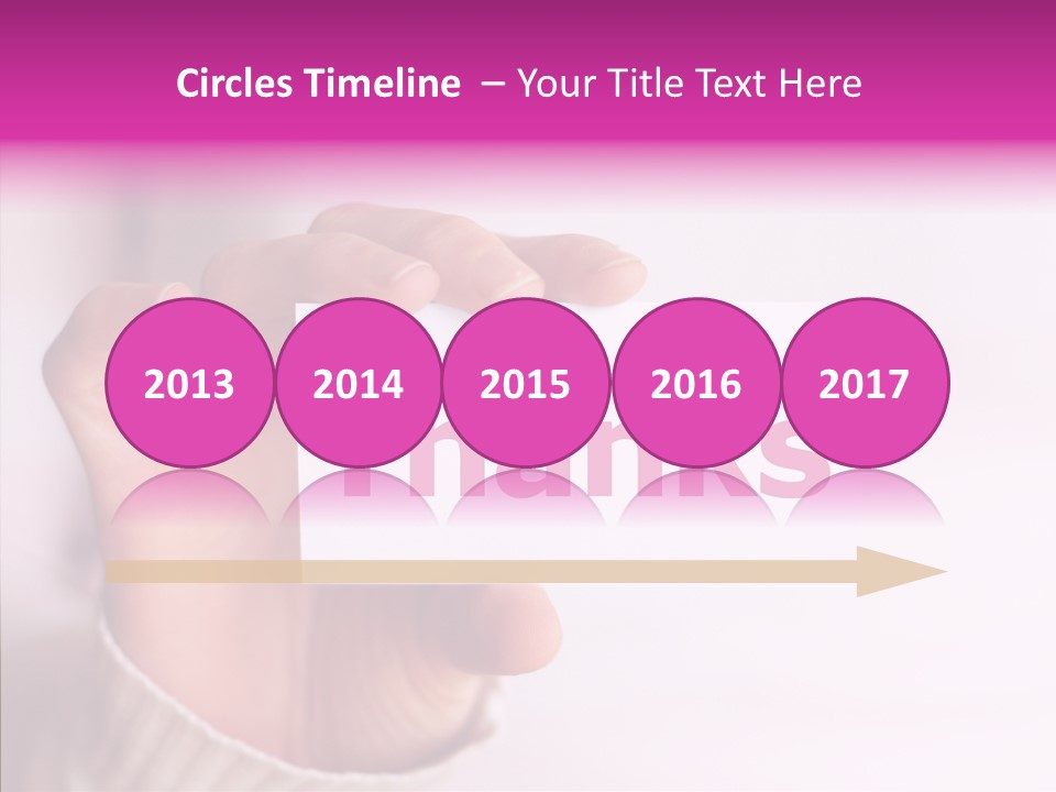 Young Closeup Grandmother PowerPoint Template