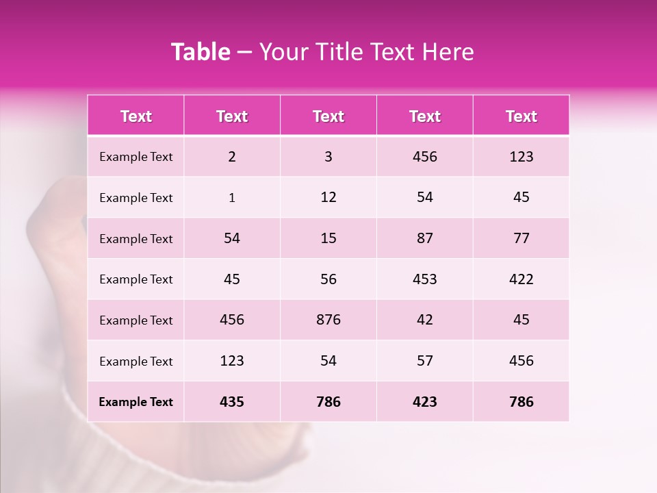 Young Closeup Grandmother PowerPoint Template