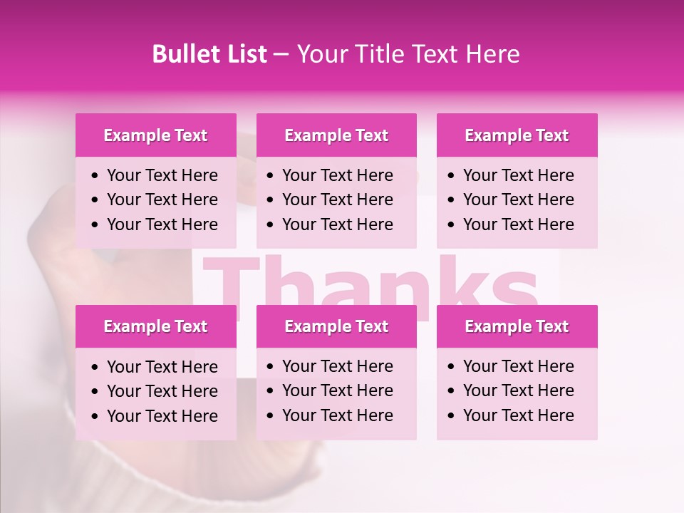 Young Closeup Grandmother PowerPoint Template