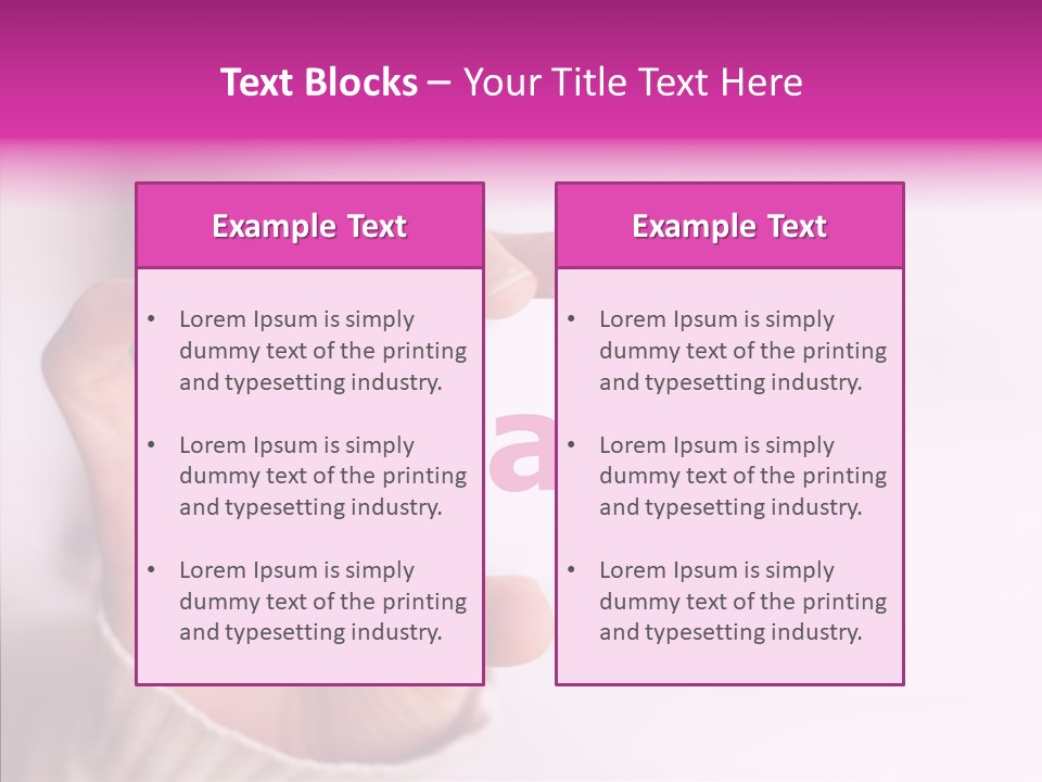 Young Closeup Grandmother PowerPoint Template