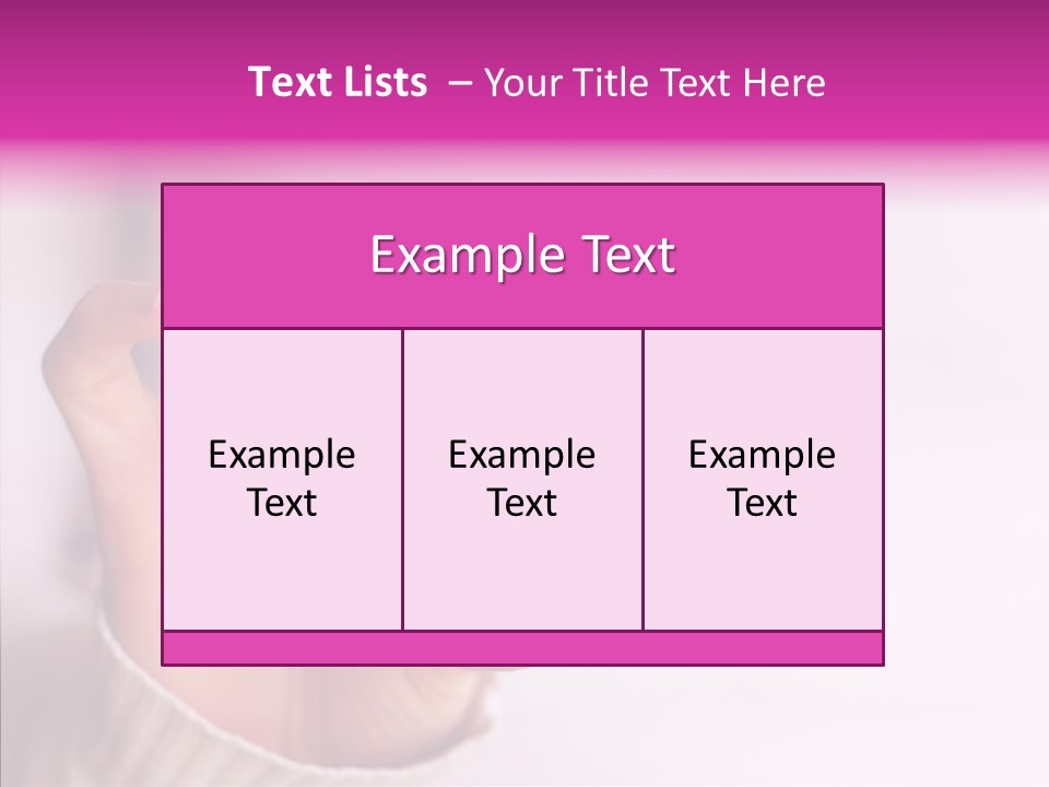 Young Closeup Grandmother PowerPoint Template