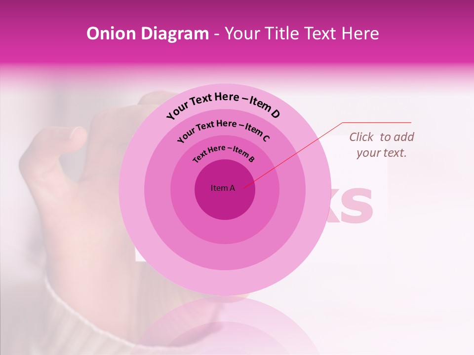 Young Closeup Grandmother PowerPoint Template